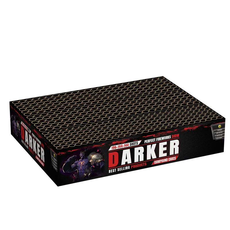 Donkere 300 shots samengestelde cake ZF0021