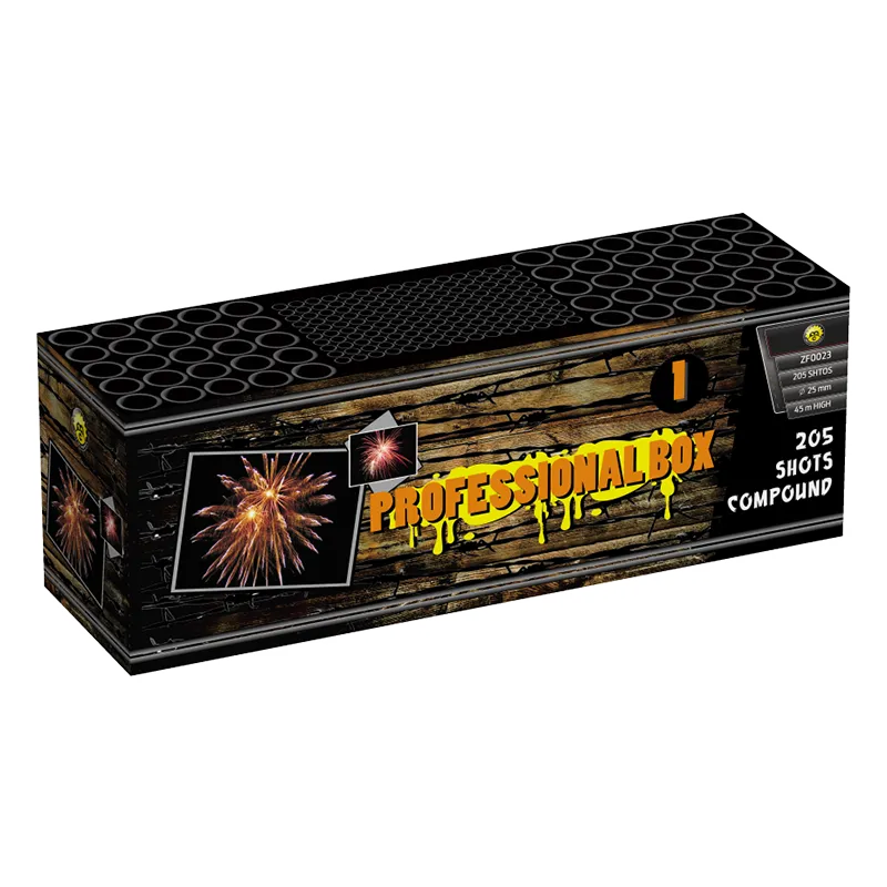 Professionele doos 1 205 SHOTS Samengestelde cake ZF0023