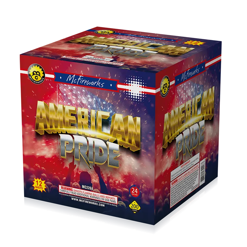 American Pride 12 shots 200g cake mc226a