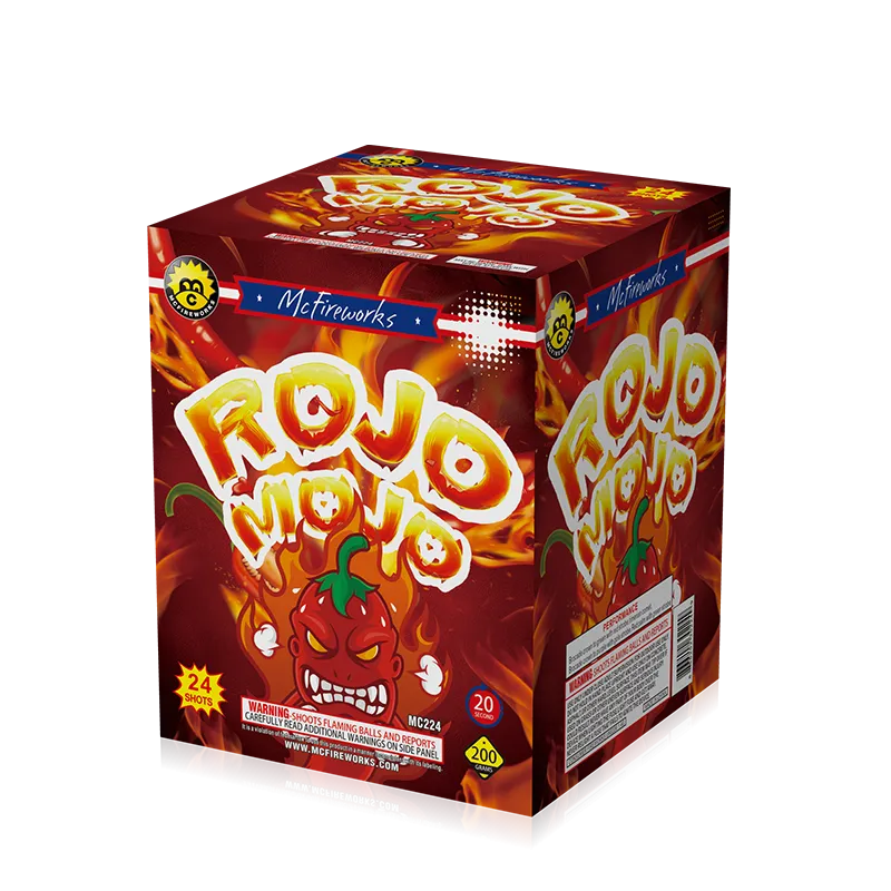 Rojo Mojo 24 schoten 200g cake MC224