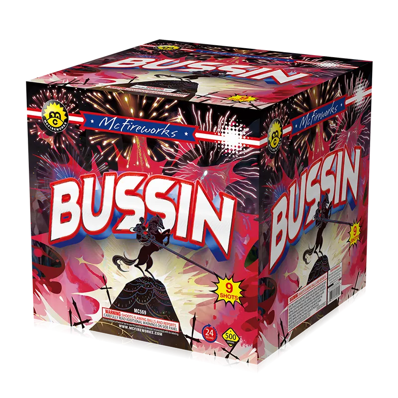 BUSSIN 9 SHOTS 500G CAKE MC569