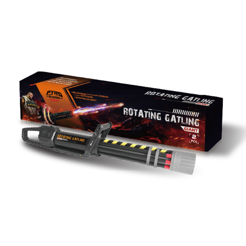 Roterende gatling 375Shots Roman Candle MC007 Afbeelding
