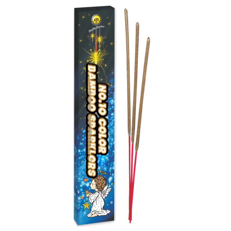 No.10 Kleur Bamboo Sparklers MC1303