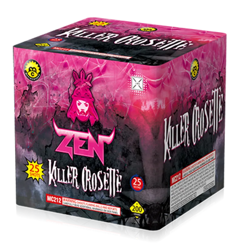 Killer Crossette 25 schoten 200G Cake MC212
