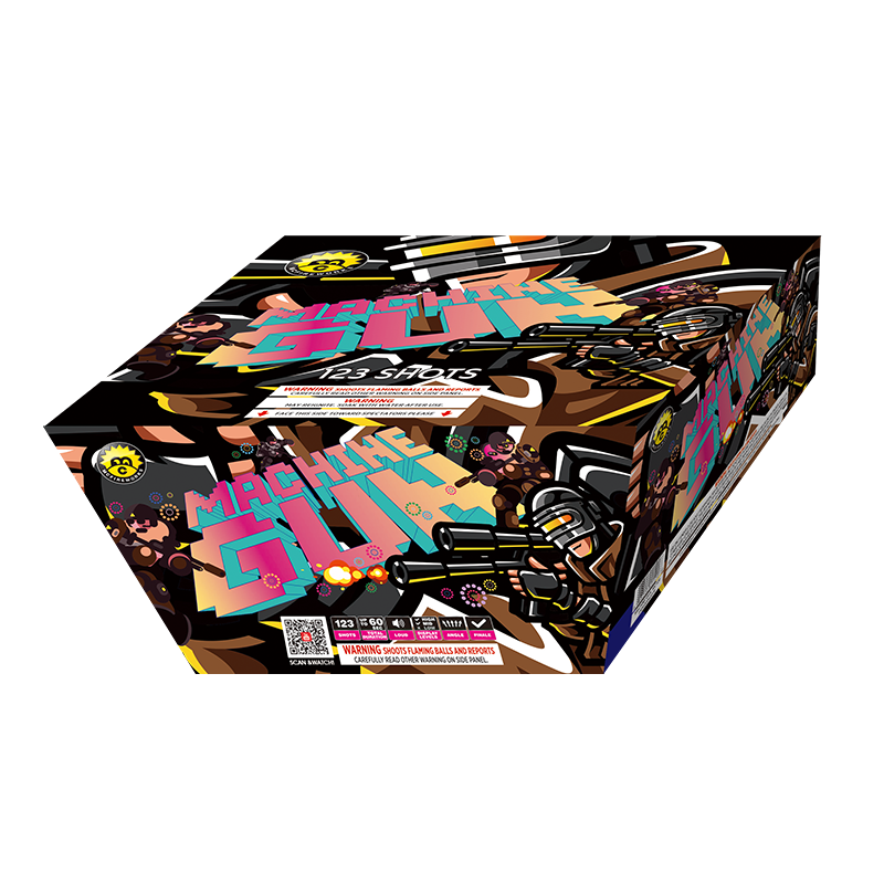 Machinegeweer 123Shots 200g Cake MC109
