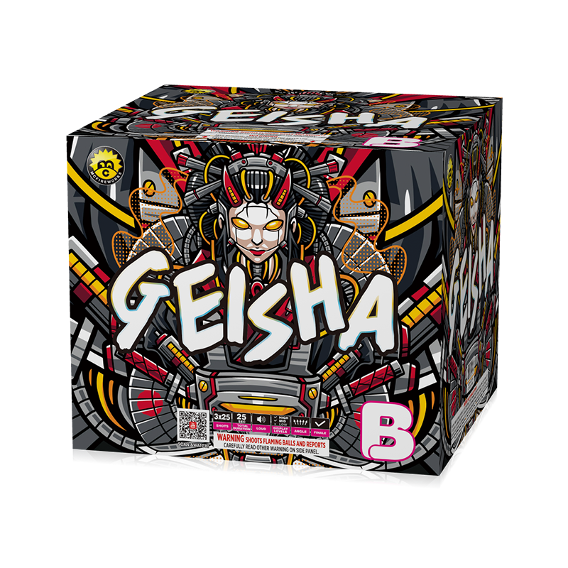 Geisha 25 schoten 500G Cake Assortment MC579