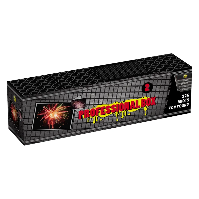 Professionele doos 2 225 SHOTS Samengestelde cake ZF0024